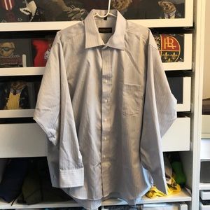 Light grey pinstriped